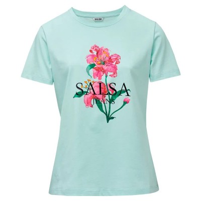 тениска,мъжки,тениски,дамски,тениски,salsa,jeans,21011191,short,sleeve,t,shirt,green,(light,green)