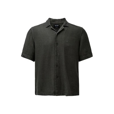 риза,с,дълъг,ръкав,дамски,ризи,мъжки,ризи,salsa,jeans,21011223,linen,long,sleeve,shirt,green,(dark,green)