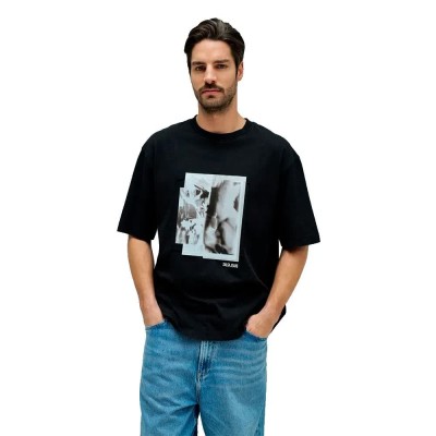 тениска,мъжки,тениски,дамски,тениски,salsa,jeans,21011238,short,sleeve,t,shirt,black,(black)