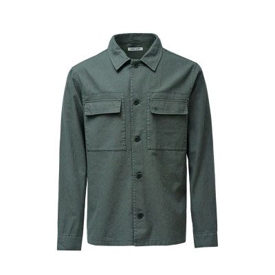 дънки,мъжки,якета,дамски,якета,и,палта,salsa,jeans,21011240,linen,overshirt,grey,(dark,green)