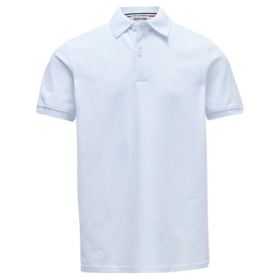 дънки,дамски,блузи,с,яка,мъжки,блузи,с,яка,salsa,jeans,basic,regular,fit,short,sleeve,polo,white,(white)