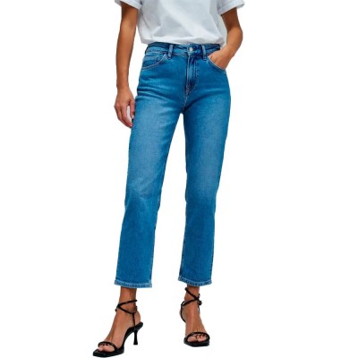 дънки,мъжки,панталони,дамски,панталони,salsa,jeans,true,basic,cropped,slim,fit,jeans,blue,(light,wash)
