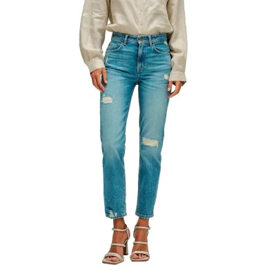 дънки,мъжки,панталони,дамски,панталони,salsa,jeans,true,destroyed,cropped,slim,fit,jeans,blue,(greencast)