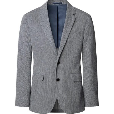 яке,мъжки,якета,дамски,якета,и,палта,hackett,blue,hbone,knit,jacket,grey,(blue)