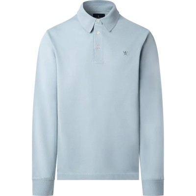 мъжки,блузи,с,яка,hackett,fashioned,collar,long,sleeve,polo,blue,(dusty,blue)