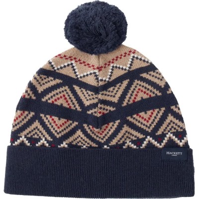 юношеска,шапка,всички,шапки,hackett,fairisle,junior,beanie,blue,(navy)
