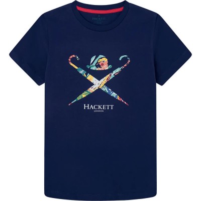 тениска,мъжки,тениски,дамски,тениски,hackett,floral,logo,short,sleeve,t,shirt,blue,(navy)