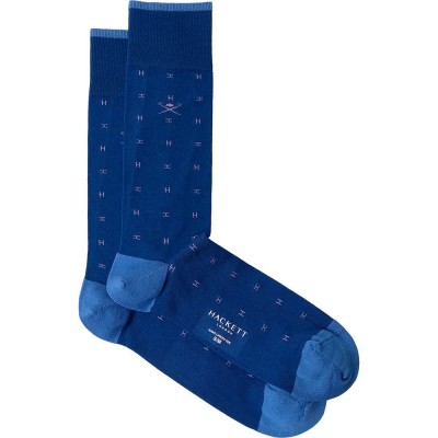 чорапи,мъжки,чорапи,дамски,чорапи,hackett,h,print,socks,blue,(electric,blue)