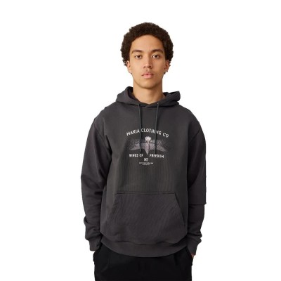 блуза,мъжки,пуловери,makia,eagle,sweatshirt,hoodie,black,(carbon,black)