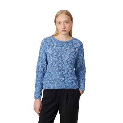 блуза,мъжки,пуловери,дамски,пуловери,makia,edith,knit,sweater,blue,(blue)
