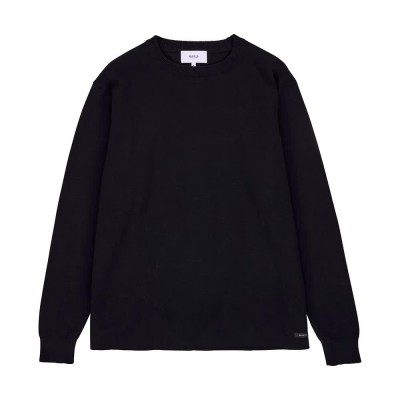 блуза,мъжки,пуловери,дамски,пуловери,makia,gaston,knit,sweater,black,(black)