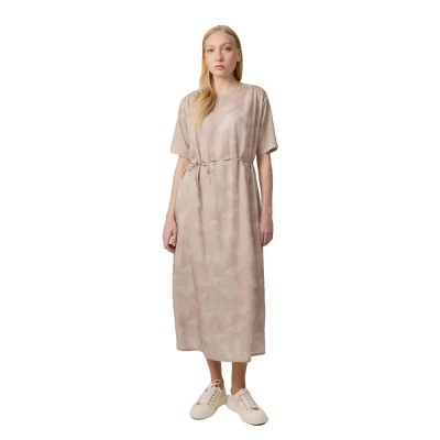 рокля,дамски,поли,и,рокли,makia,papillone,short,sleeve,long,dress,beige,(humus)