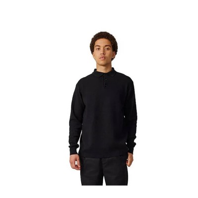 блуза,мъжки,пуловери,дамски,пуловери,makia,polo,knit,sweater,black,(black)