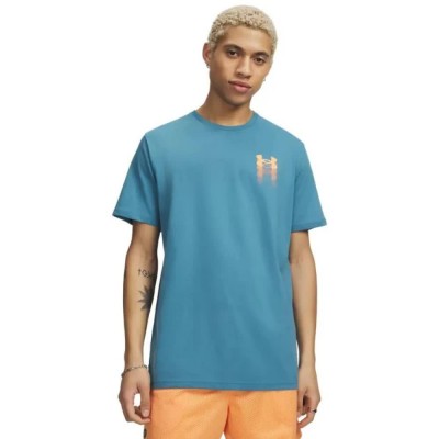 тениска,мъжки,тениски,дамски,тениски,under,armour,blur,logo,short,sleeve,t,shirt,blue,(blue)