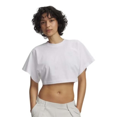 тениска,мъжки,тениски,дамски,тениски,under,armour,cropped,script,short,sleeve,t,shirt,white,(white)