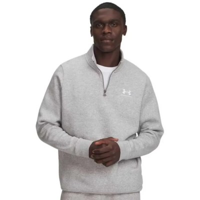 поларена,блуза,мъжки,пуловери,under,armour,icon,fleece,half,zip,sweatshirt,grey,(gray)