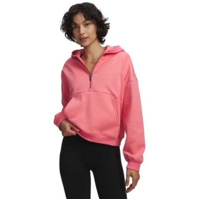 суичър,дамски,блузи,under,armour,icon,fleece,hoodie,pink,(pink)