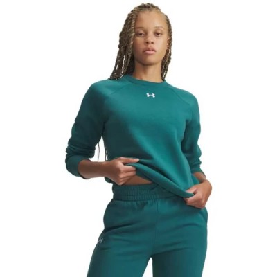 поларена,блуза,дамски,блузи,under,armour,rival,fleece,crew,sweatshirt,green,(green)