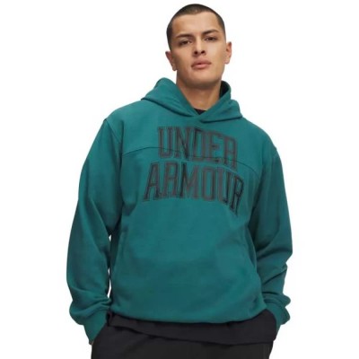 суичър,мъжки,пуловери,under,armour,rival,lightweight,graphic,hoodie,green,(green)