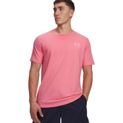 тениска,мъжки,тениски,дамски,тениски,under,armour,sportstyle,lc,short,sleeve,t,shirt,pink,(pink)