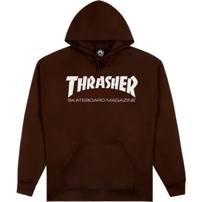суичър,мъжки,пуловери,дамски,пуловери,thrasher,skate,mag,hoodie,brown,(chocolate)