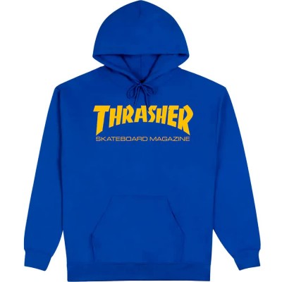 суичър,мъжки,пуловери,дамски,пуловери,thrasher,skate,mag,hoodie,blue,(royal,gold)