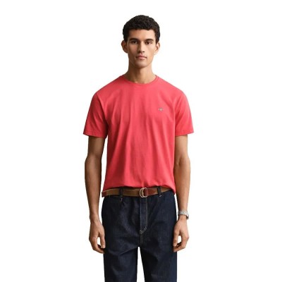 тениска,мъжки,тениски,дамски,тениски,gant,2003184,regular,fit,short,sleeve,t,shirt,red,(rose,red)