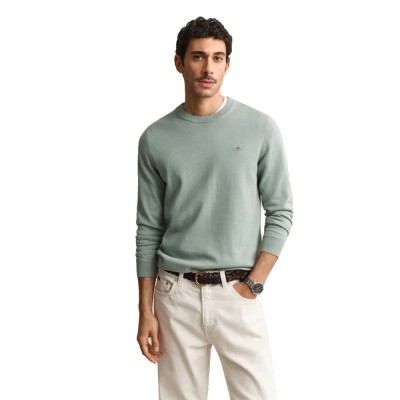 блуза,мъжки,пуловери,дамски,пуловери,gant,8030561,classic,sweater,grey,(ceramic,grey)