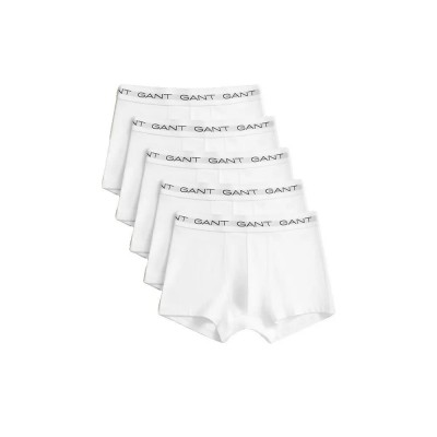 боксерки,мъжко,бельо,gant,900025003,boxers,5,units,white,(white)