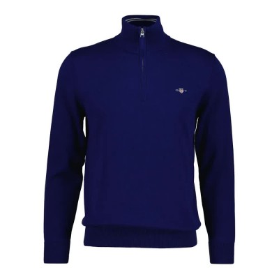 блуза,мъжки,пуловери,дамски,пуловери,gant,classic,half,zip,sweater,blue,(rich,navy)