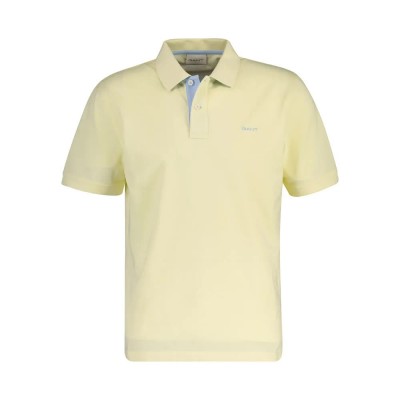 дамски,блузи,с,яка,мъжки,блузи,с,яка,gant,reg,contrast,rugger,short,sleeve,polo,yellow,(vanilla,yellow)