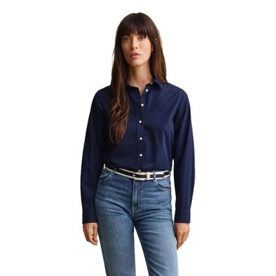риза,с,дълъг,ръкав,дамски,ризи,мъжки,ризи,gant,regular,fit,poplin,long,sleeve,shirt,blue,(classic,blue)