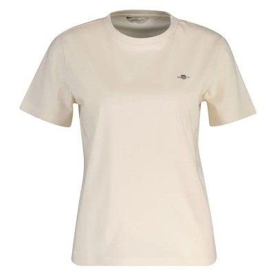 тениска,мъжки,тениски,дамски,тениски,gant,shield,regular,fit,short,sleeve,t,shirt,beige,(creamed,white)