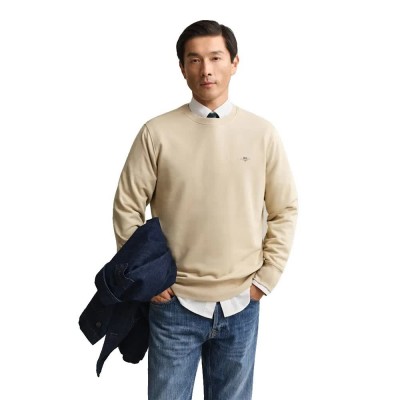 блуза,мъжки,пуловери,gant,shield,regular,fit,sweatshirt,beige,(oat,beige)