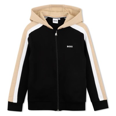 блуза,детски,блузи,boss,j52947,full,zip,sweatshirt,black,(black)