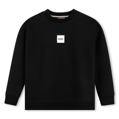 блуза,детски,блузи,boss,j52965,sweatshirt,black,(black)