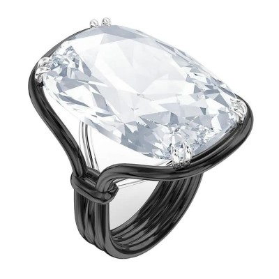бижутерия,swarovski,5600946,ring,clear,(black)