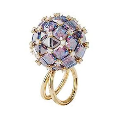 бижутерия,swarovski,5610903,ring,multicolor,(purple)