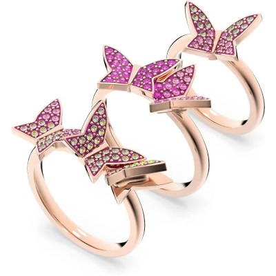 бижутерия,swarovski,5636414,ring,pink,(pink)