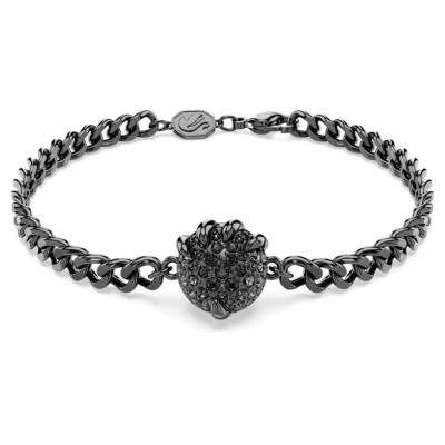 бижутерия,swarovski,5675844,19cm,bracelet,silver,(black)