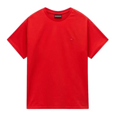 тениска,мъжки,тениски,дамски,тениски,napapijri,aurora,short,sleeve,t,shirt,red,(valiant,pop,rau)