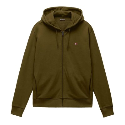 блуза,мъжки,пуловери,napapijri,balis,summer,full,zip,sweatshirt,green,(dark,olive)