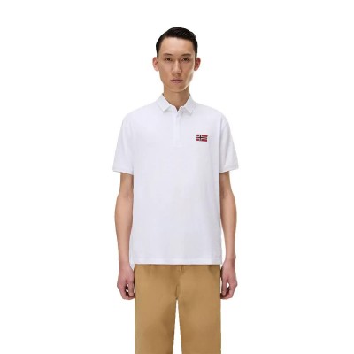 дамски,блузи,с,яка,мъжки,блузи,с,яка,napapijri,ebea,3,short,sleeve,polo,white,(bright,white)