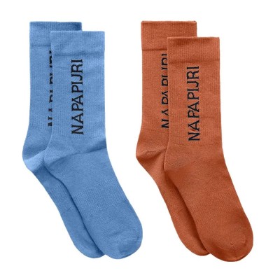 чорапи,мъжки,чорапи,дамски,чорапи,napapijri,hoku,1,crew,socks,2,units,orange,blue,(mzn)