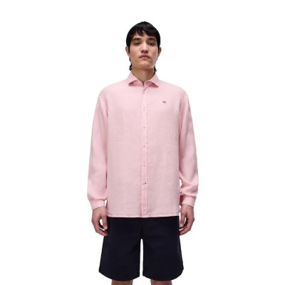 риза,с,дълъг,ръкав,дамски,ризи,мъжки,ризи,napapijri,linen,1,long,sleeve,shirt,pink,(zephyr)