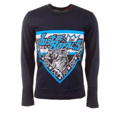 тениска,мъжки,тениски,дамски,тениски,dolce,&,gabbana,just,be,royals,long,sleeve,t,shirt,blue,(navy,blue)