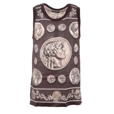 тениска,мъжки,тениски,дамски,тениски,dolce,&,gabbana,sleeveless,t,shirt,brown,grey,(dark,grey)