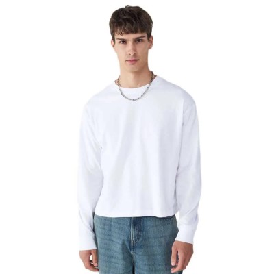 тениска,мъжки,тениски,дамски,тениски,balmohk,boxy,long,sleeve,t,shirt,white,(vaporous,gray)