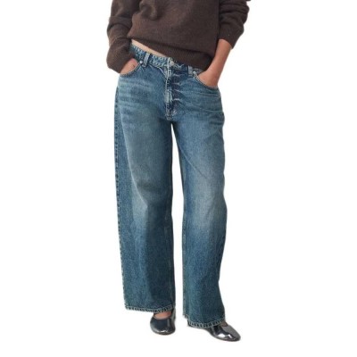 дънки,мъжки,панталони,дамски,панталони,balmohk,loose,wide,leg,bernarda,jeans,blue,(vintage,dark,blue,denim)