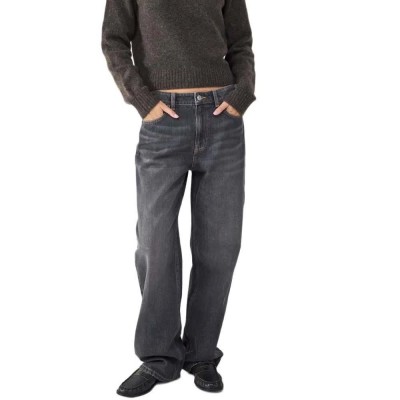 дънки,мъжки,панталони,дамски,панталони,balmohk,banana,straight,fit,jeans,grey,(dark,grey,denim)